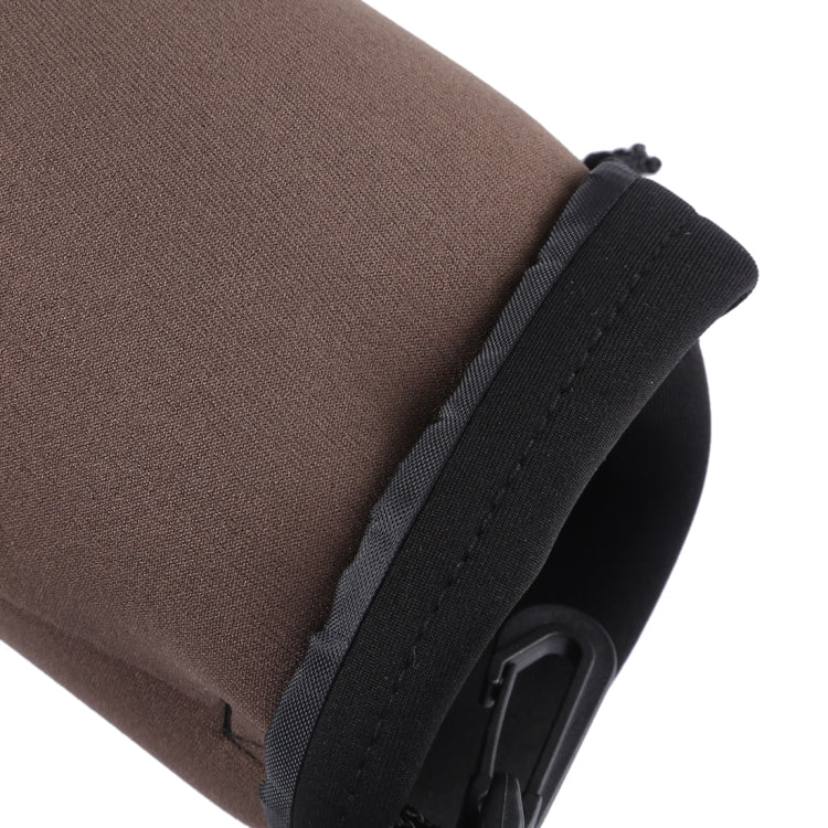 Neoprene SLR Camera Lens Carrying Bag Pouch Bag with Carabiner, Size: 10x18cm