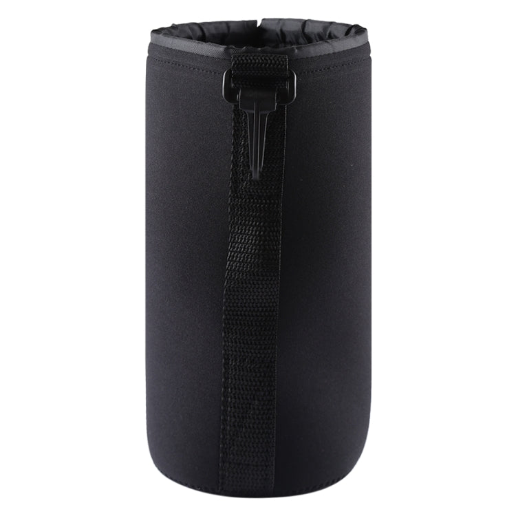 Neoprene SLR Camera Lens Carrying Bag Pouch Bag with Carabiner, Size: 10x22cm