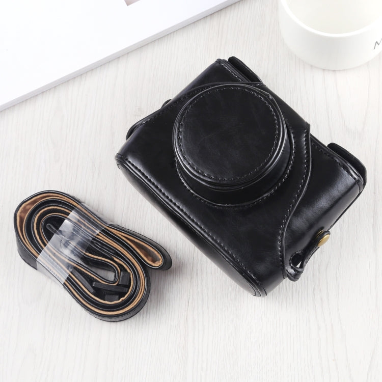 Full Body Camera PU Leather Case Bag with Strap for FUJIFILM X10 / X20