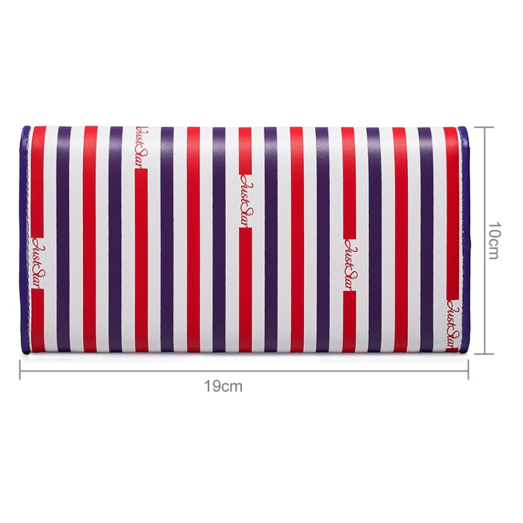 Just Star 3-fold Dreamlike Pattern Printing Long Wallet