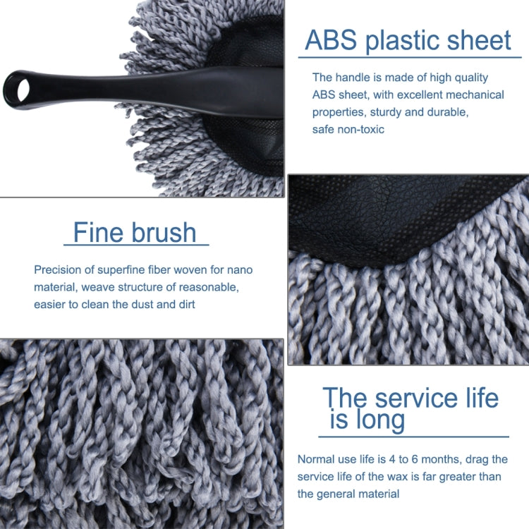KANEED SL-915 Car Dash Duster Washable Microfiber Interior and Exterior Surface Cleaner Wax Treated Professional Detailing Tool, Size: 34 x 19cm