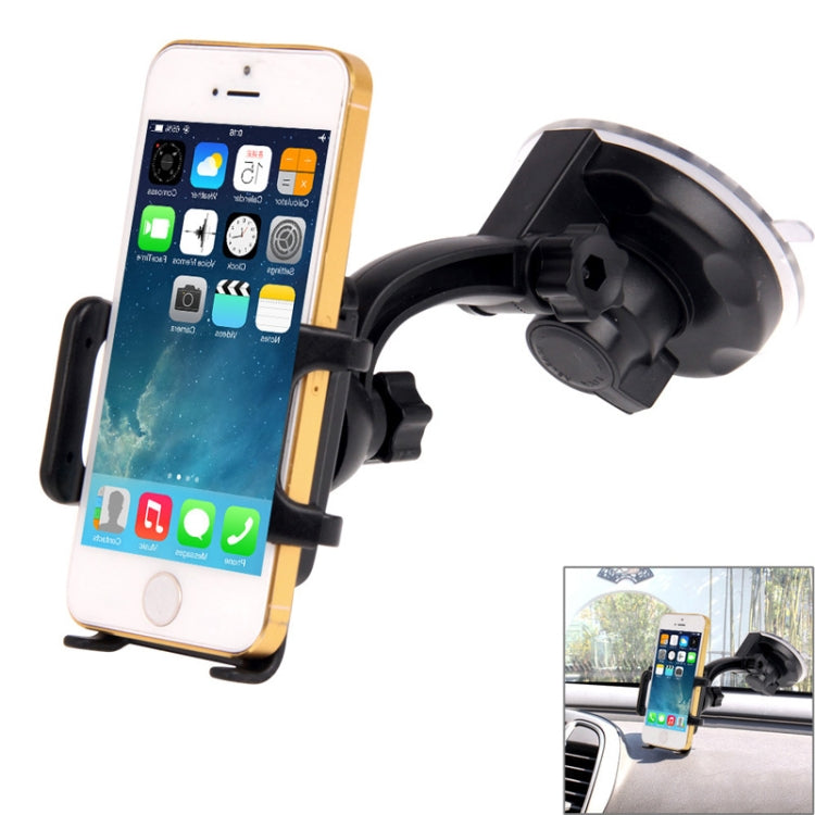 Universal 360 Degree Rotation Suction Cup Car Holder / Desktop Stand for iPhone, Galaxy, Sony, Lenovo, HTC, Huawei, and other Smartphones of Width: 4.5cm - 7.4cm