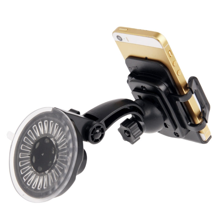 Universal 360 Degree Rotation Suction Cup Car Holder / Desktop Stand for iPhone, Galaxy, Sony, Lenovo, HTC, Huawei, and other Smartphones of Width: 4.5cm - 7.4cm