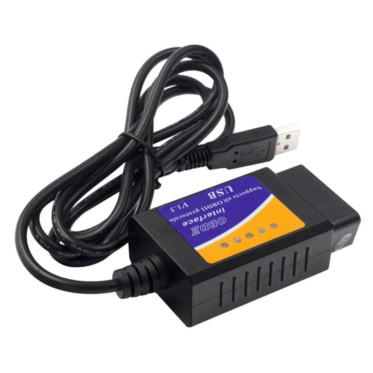 USB ELM327 OBDII Car Diagnostics Tool for Notebook / PC
