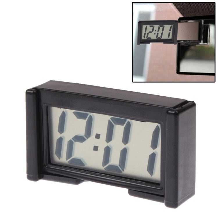 LCD Digital Electronic Car Clock Car Interior Accessory Date Calendar Time Display