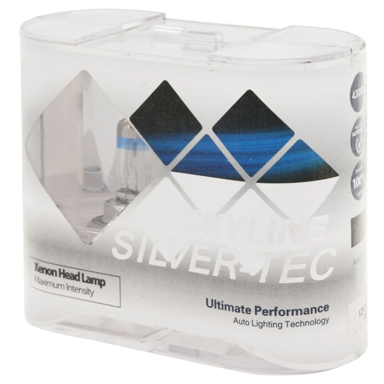 2 PCS H7 12V / 55W / 4300K / 2100lm Xenon Car Headlight Bulbs, Warm White