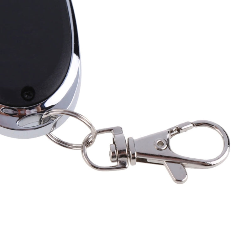 433MHz 12V Metal 4 Keys Duplicator Remote Control (Black + Silver)