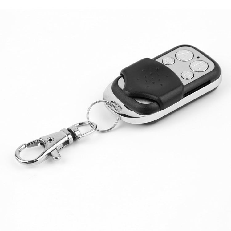315MHz Metal Wireless Learning Code 4 Keys Remote Control (Black + Silver)