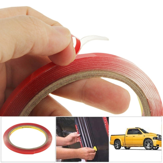 10 PCS Universal Car Transparent Double Sided Adhesive Tape, Width: 6mm
