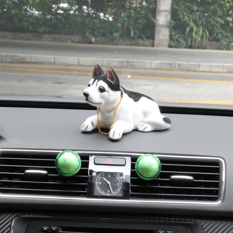 Lovely Husky Nodding Dog for Car Decoration