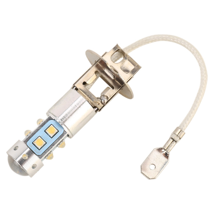H3 50W 600LM 5500K  White Light 10 SMD-2828-LEDs Car Foglight , Constant Current , DC12-24V