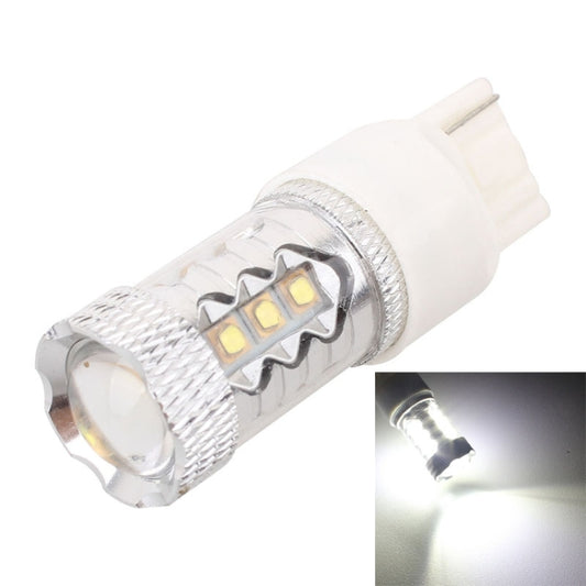 T20/7440 Single Wire 80W 800LM 6500K White Light 16-3535-LEDs Car Foglight, Constant Current , DC12-24V