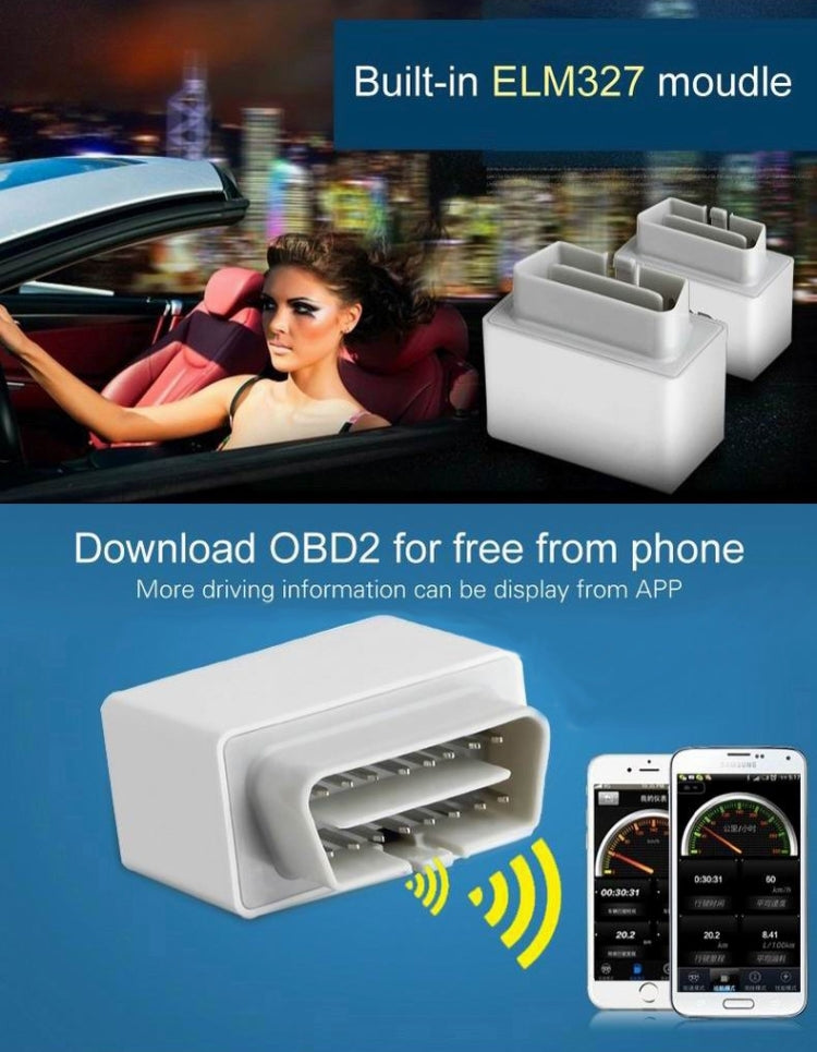 X3 Bluetooth 5.5 inch Car OBDII / EUOBD HUD Vehicle-mounted Head Up Display Security System, Support Speed & Fuel Consumption, Overspeed Alarm, Water Temperature, etc