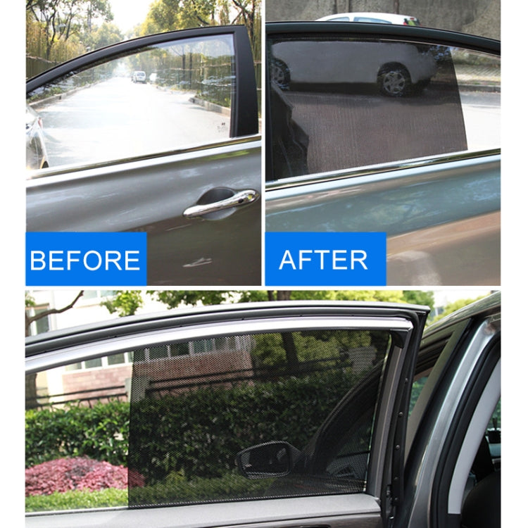 2 PCS Car Styling UV Protection Electrostatic Stickers