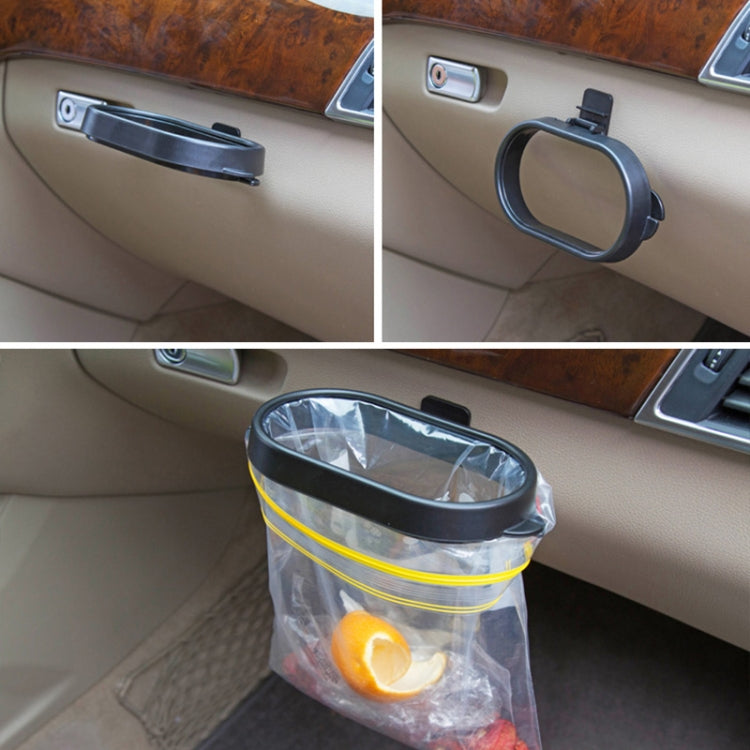 Portable Car Rubbish Bag Holder Storage Bucket Storage Rack