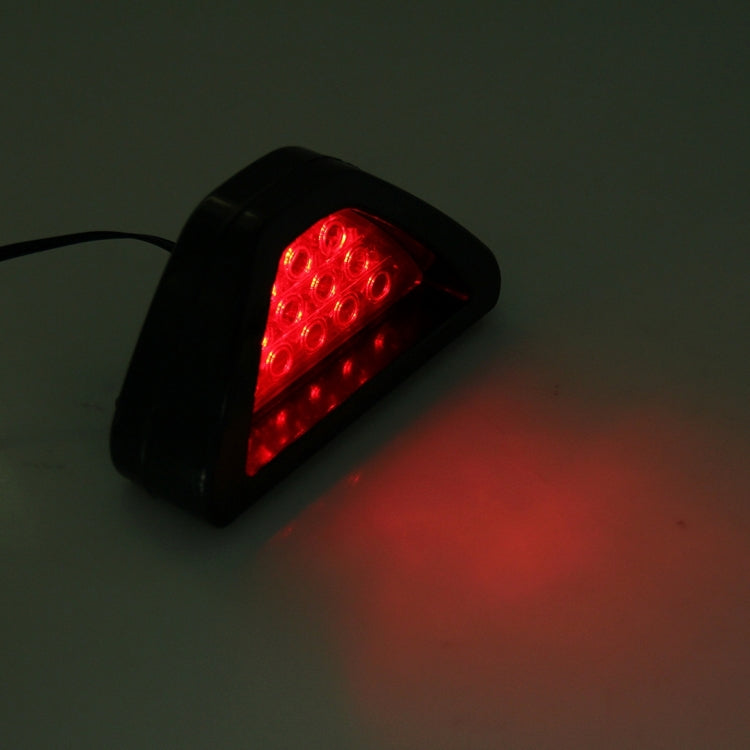 12-LED Rear Tail Warning Brake Light for DC 12V Cars