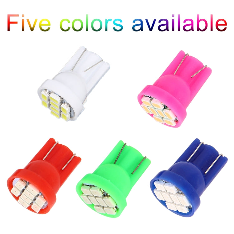 10 PCS T10 8 LED Car Signal Light Bulb