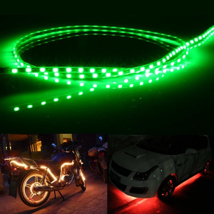 5 PCS Flow Style 45 LED 3528 SMD Waterproof Flexible Car Strip Light for Car Decoration, DC 12V, Length: 45cm