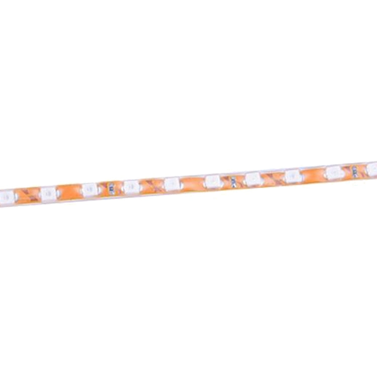 5 PCS Flow Style 45 LED 3528 SMD Waterproof Flexible Car Strip Light for Car Decoration, DC 12V, Length: 45cm, 45cm Pink, 45cm Red, 45cm White, 45cm Yellow, 45cm Dark Blue, 45cm Green, 45cm Ice Blue