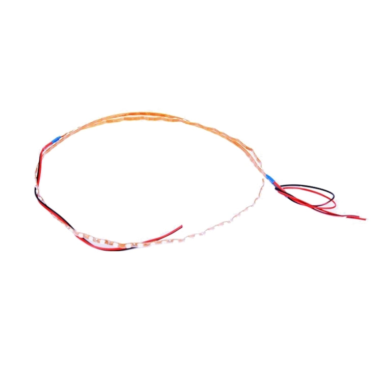 5 PCS Flow Style 45 LED 3528 SMD Waterproof Flexible Car Strip Light for Car Decoration, DC 12V, Length: 45cm, 45cm Pink, 45cm Red, 45cm White, 45cm Yellow, 45cm Dark Blue, 45cm Green, 45cm Ice Blue