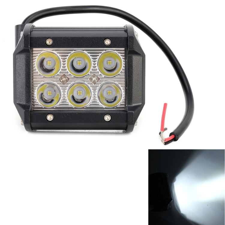 18W CREE 6 LED White Light Condenser Engineering Lamp / Waterproof IP67 SUVs Light, DC 10-30V