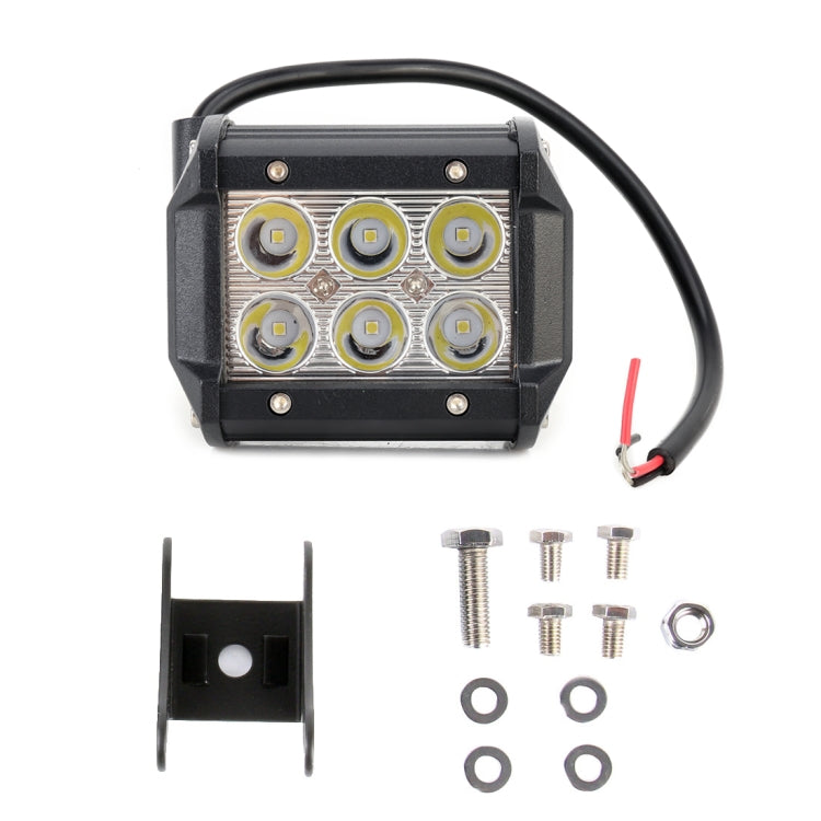 18W CREE 6 LED White Light Condenser Engineering Lamp / Waterproof IP67 SUVs Light, DC 10-30V