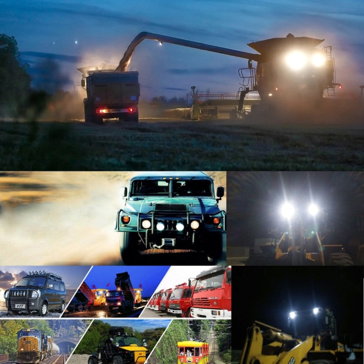 18W CREE 6 LED White Light Condenser Engineering Lamp / Waterproof IP67 SUVs Light, DC 10-30V