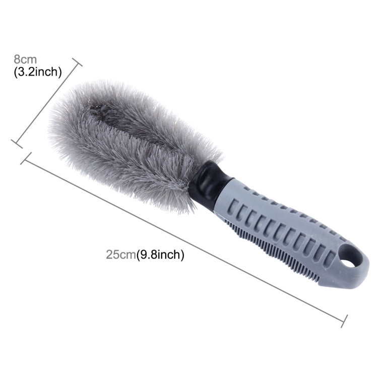 KANEED Car Wheel Tire Rim Scrub Brush Hub Clean Wash Brush Car Truck Motorcycle Bike Washing Cleaning Tool