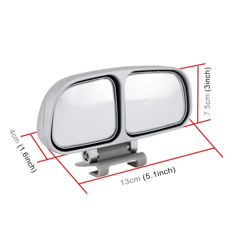 Left Side Rear View Blind Spot Mirror Universal adjustable Wide Angle Auxiliary Mirror