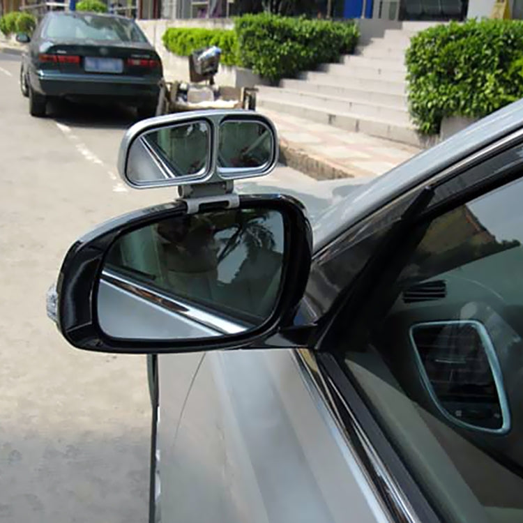 Left Side Rear View Blind Spot Mirror Universal adjustable Wide Angle Auxiliary Mirror