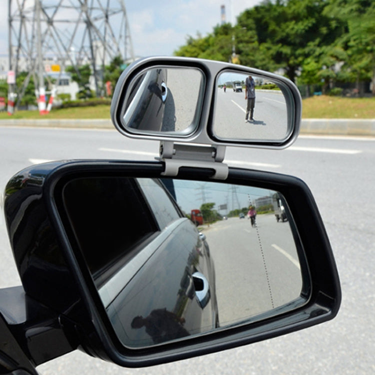 Right Side Rear View Blind Spot Mirror Universal adjustable Wide Angle Auxiliary Mirror