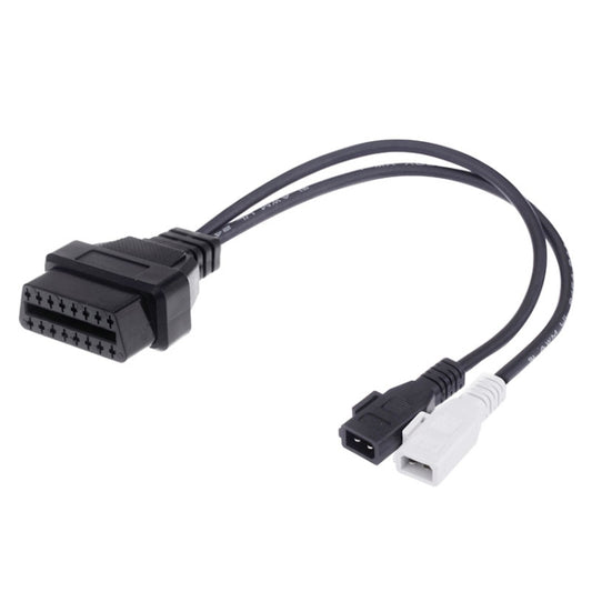 2 x 2 Pin to 16 Pin OBDII Diagnostic Cable for Audi