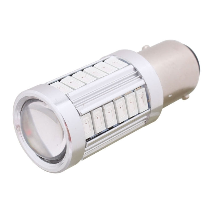 2PCS 1157/BAY15D 16.5W 1155LM 630-660nm 33 LED SMD 5630 Red Light Car Brake Light Lamp Bulb for Vehicles , DC12V