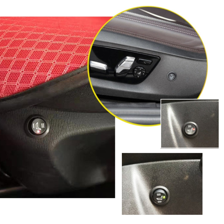 10 PCS Car Seat Cushion Heating Switch, ON-OFF-ON Switch, DC 12V/10A