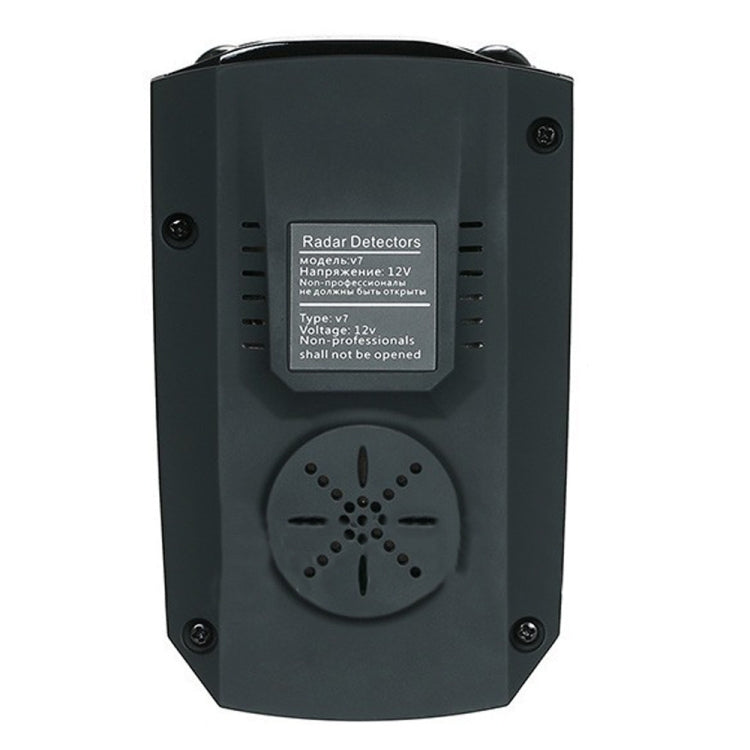 V7 Car Anti-Police Radar Detector 360 Protection Defense Laser Detection, Built-in Russian & English Voice Broadcast