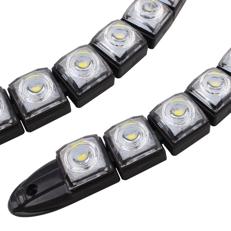 2 PCS  6W 12 LED SMD 5050 Flexible Snake LED Car Daytime Running Lights, DC 12V
