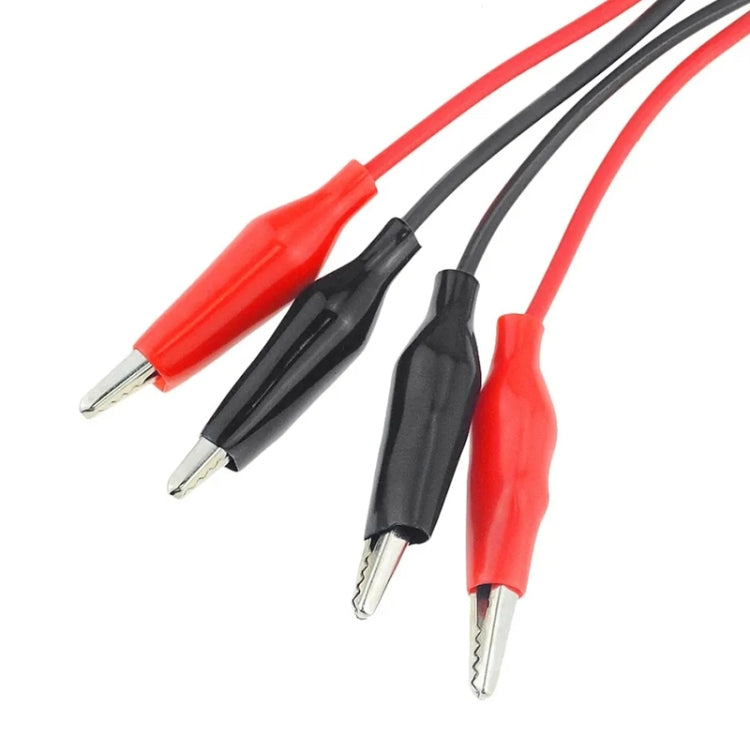 Dual End Alligator Test Lead Probe Clip Cable, Length: 75cm