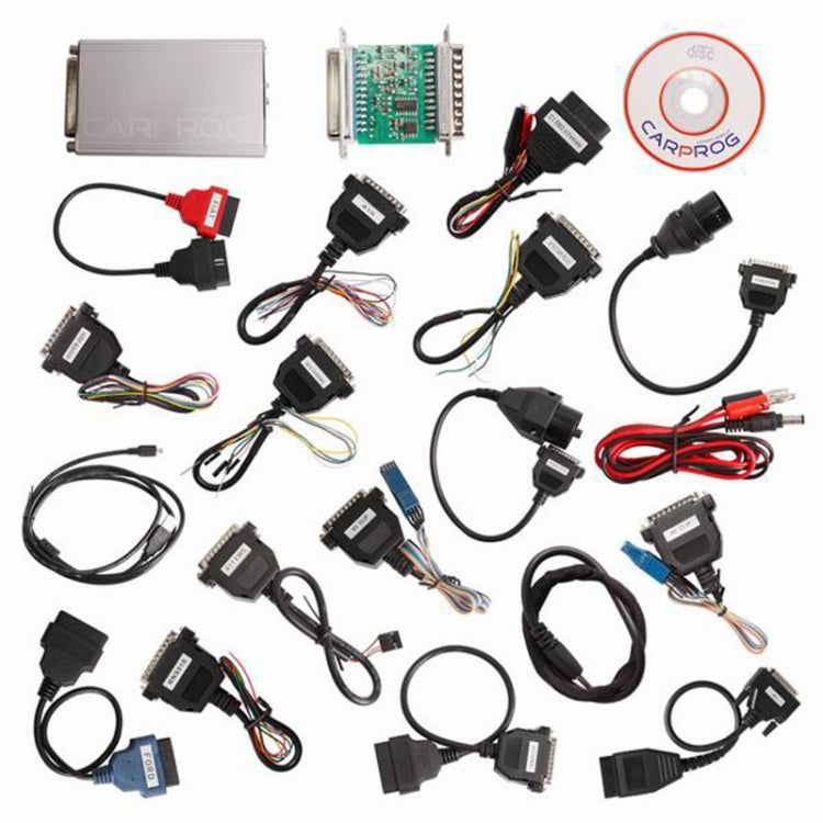 Carprog V10.03 Full ECU Chip Auto Repair Tool with 21 Adaptors for Car Radios / Odometers / Dashboards / Immobilizers Repair