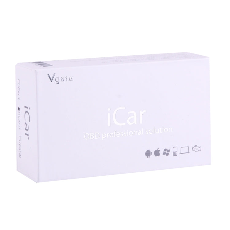 Vgate iCar II Super Mini ELM327 OBDII Bluetooth V3.0 Car Scanner Tool, Support Android OS, Support All OBDII Protocols