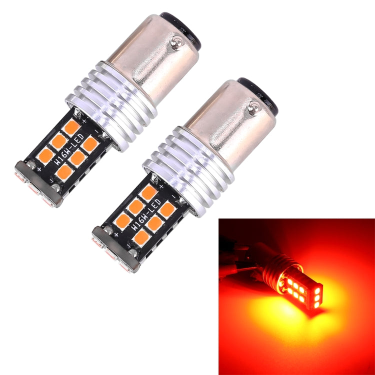 2 PCS 1157 3W LED 300LM SMD 2835 Car Rear Fog Lamp / Backup Light for Vehicles, DC 12V