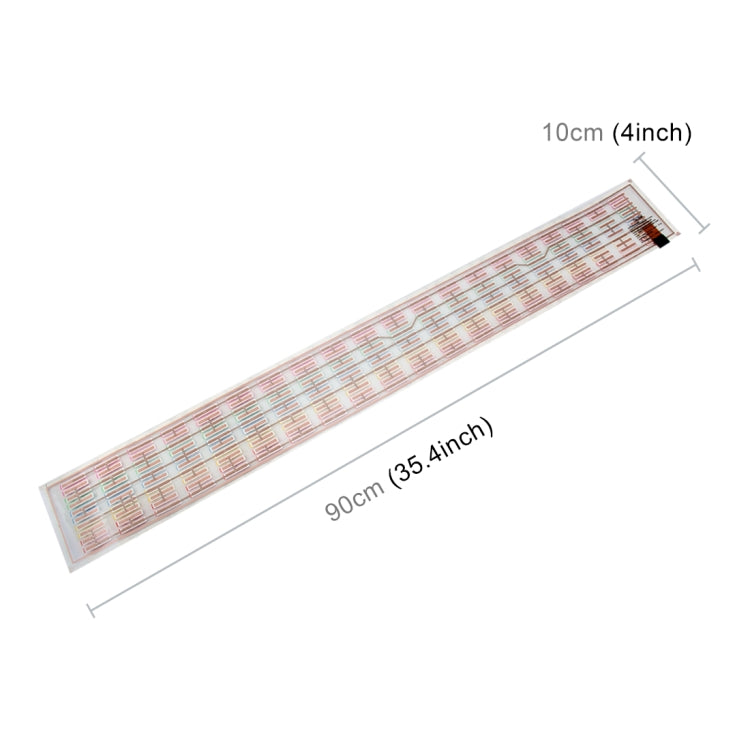 5 Colors Music Active EL Car Sticker Equalizer with Car Charger, Size: 90cm x 10cm