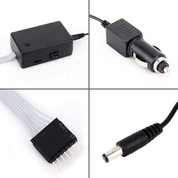 5 Colors Music Active EL Car Sticker Equalizer with Car Charger, Size: 90cm x 10cm