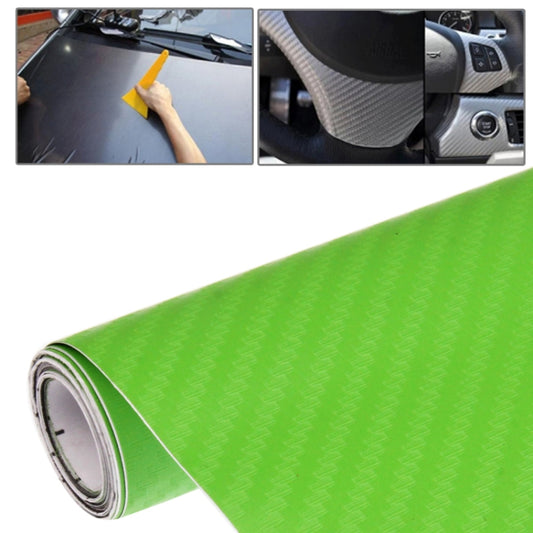 Car Decorative 3D Carbon Fiber PVC Sticker, Size: 127cm x 50cm