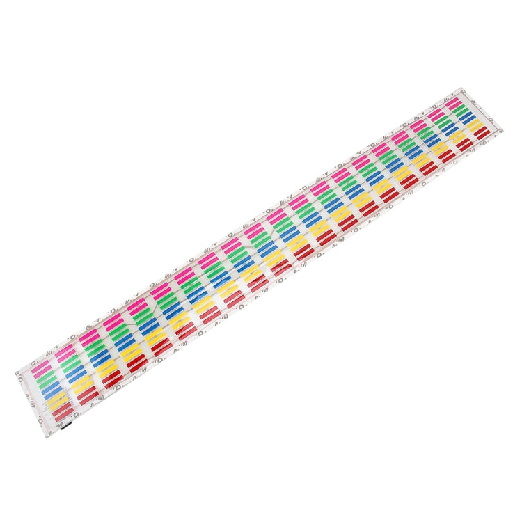 5 Colors Car Music Rhythm Lamp Car Sticker Equalizer with Car Charger, Size: 70cm x 16cm