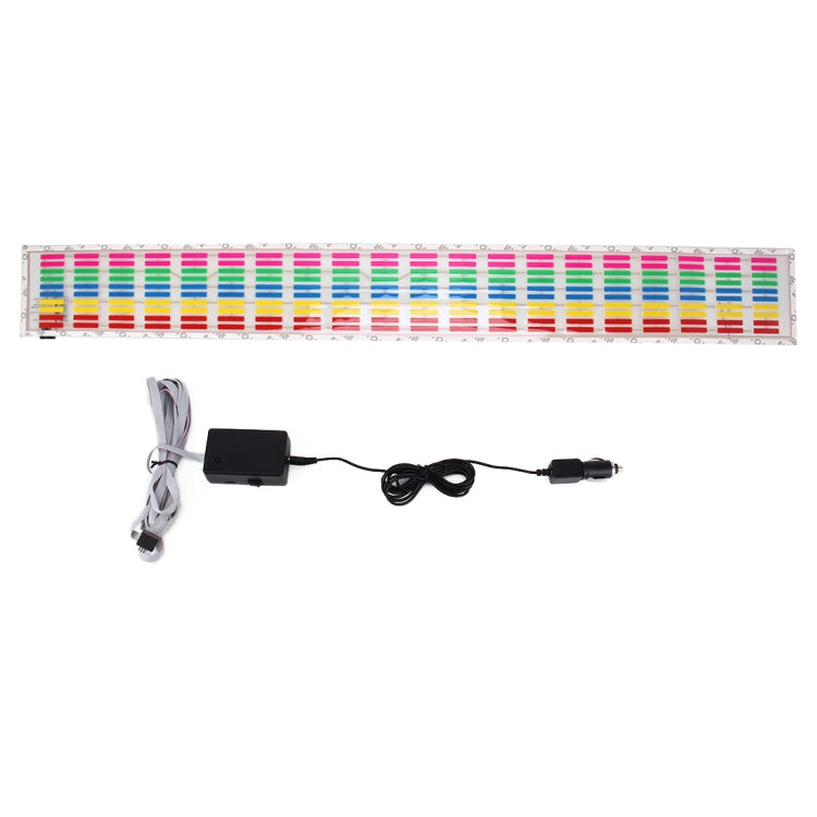 5 Colors Car Music Rhythm Lamp Car Sticker Equalizer with Car Charger, Size: 70cm x 16cm