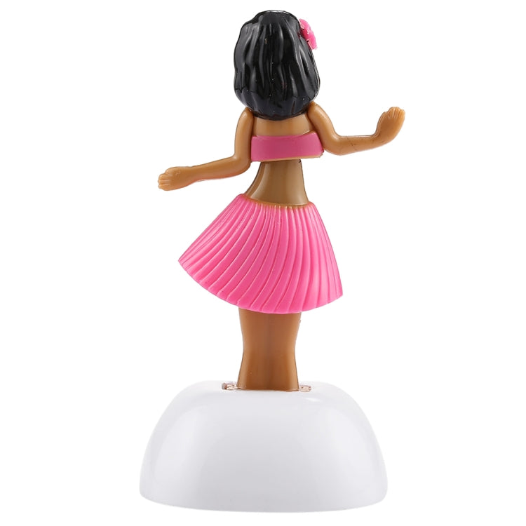 Solar Powered Bobble Head Dancing Toy Car Decoration Ornament Cute Hula Princess