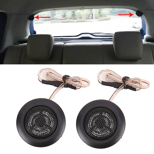 2 PCS 500W High Efficiency Mini Dome Tweeter Speakers for Car Audio System