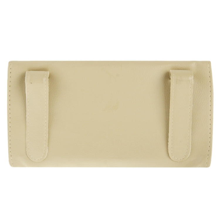 Elegant PU Leather Car Sun Visor Tissue Paper Holder Dispenser Box