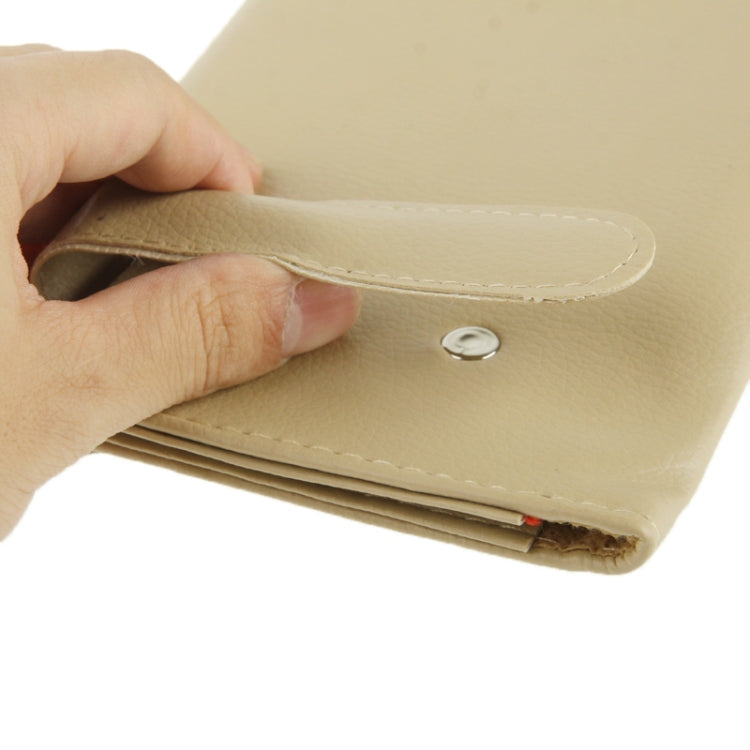 Elegant PU Leather Car Sun Visor Tissue Paper Holder Dispenser Box