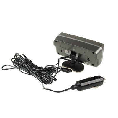 3.6 inch LCD Car Digital Thermometer with Time / Date / Week / Alarm / Car Storage Battery Voltage Display